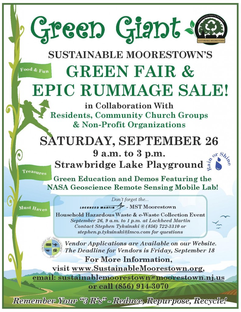Sustainable Moorestown’s Green Fair and Epic Rummage Sale