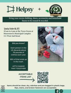 🎉 BIG NEWS, MOORESTOWN! 🎉Sustainable Moorestown is once again teaming up with Helpsy to make your spring cleaning way more eco-friendly! 🌎💚